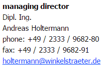 Dipl. Ing. Andreas Holtermann