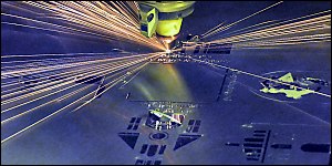 laser in use