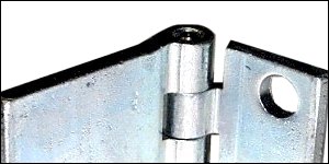 Profilscharnier, gelocht