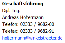 Dipl. Ing. Andreas Holtermann